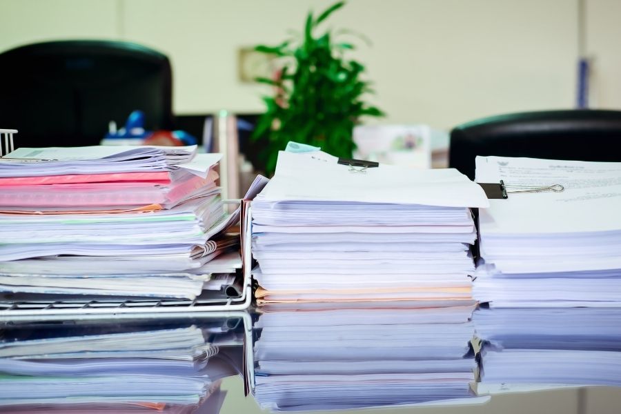 errores en la destrucción de documentos en Ayuntamientos